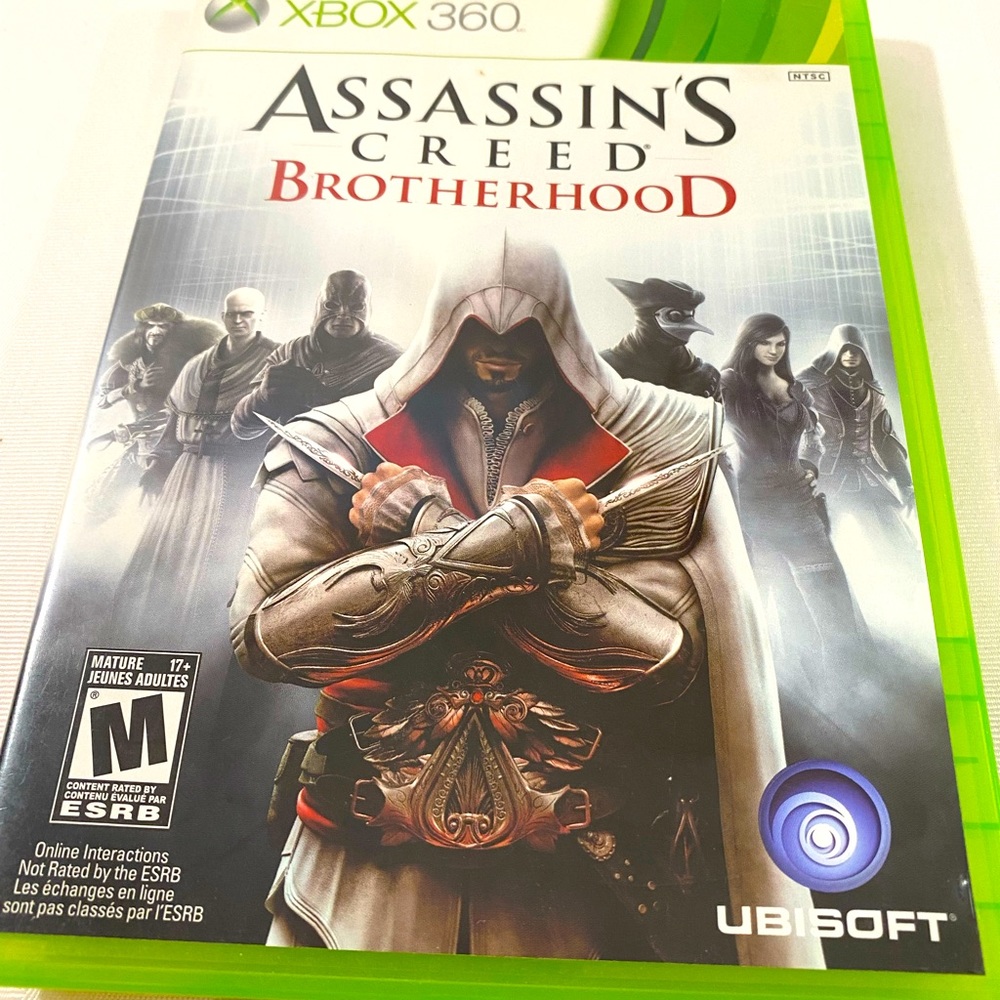 Xbox 360 Assassins Creed Brotherhood. Preowned complete